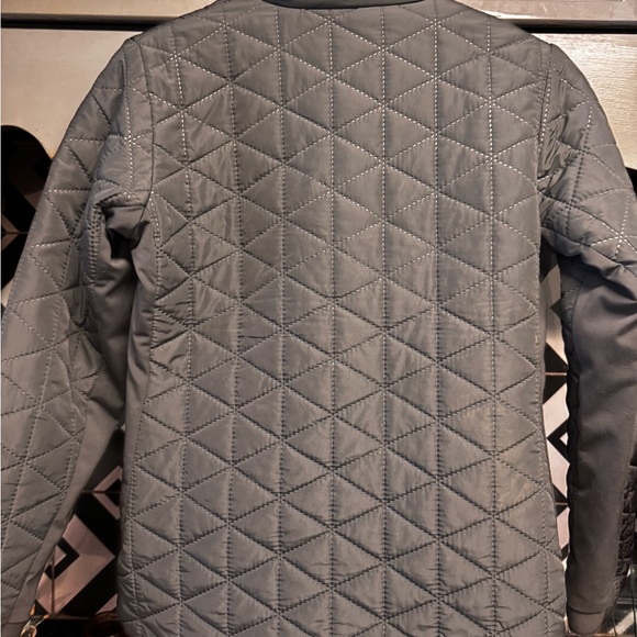 Holloway Gray Varsity Jacket with Quilted Design - Picture 2 of 6